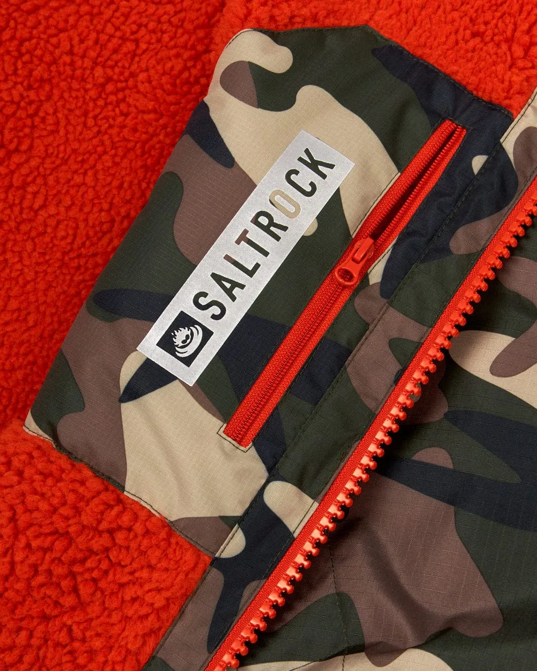 Recycled Changing Robe - Brown Camo