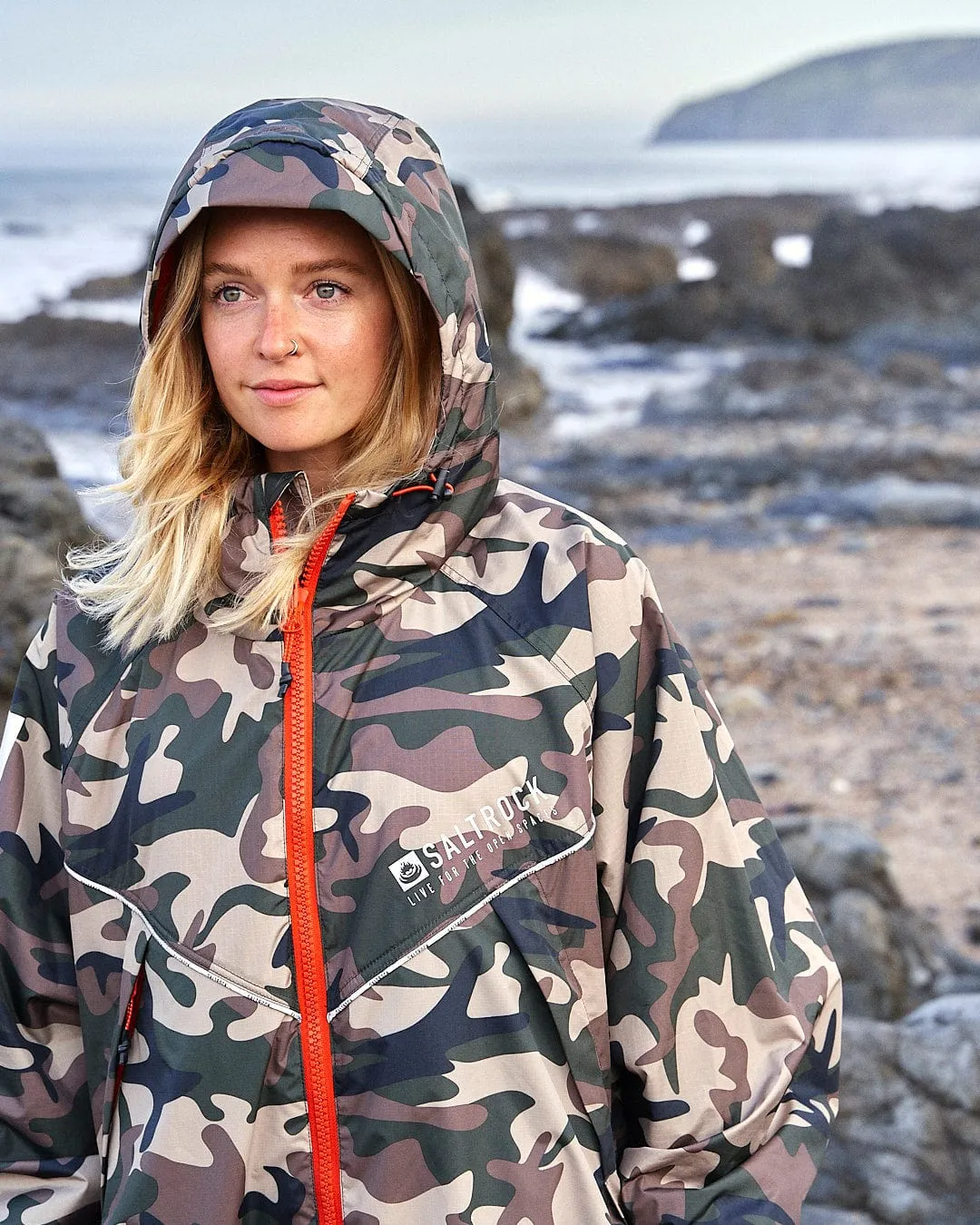 Recycled Changing Robe - Brown Camo