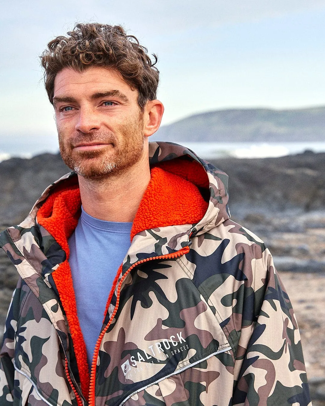 Recycled Changing Robe - Brown Camo