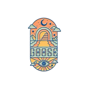 Reflection Enamel Pin