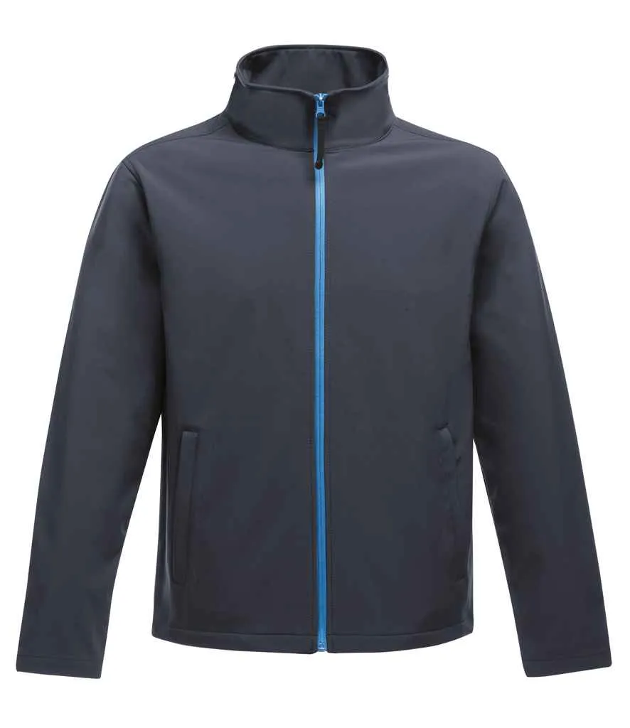 Regatta Ablaze Printable Soft Shell Jacket | Navy/French Blue