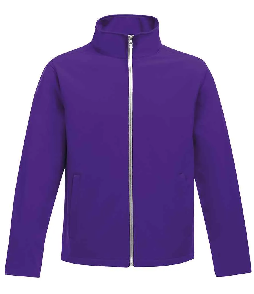 Regatta Ablaze Printable Soft Shell Jacket | Vibrant Purple/Black
