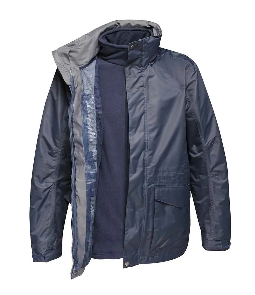 Regatta Benson III 3-in-1 Breathable Jacket | Navy/Navy