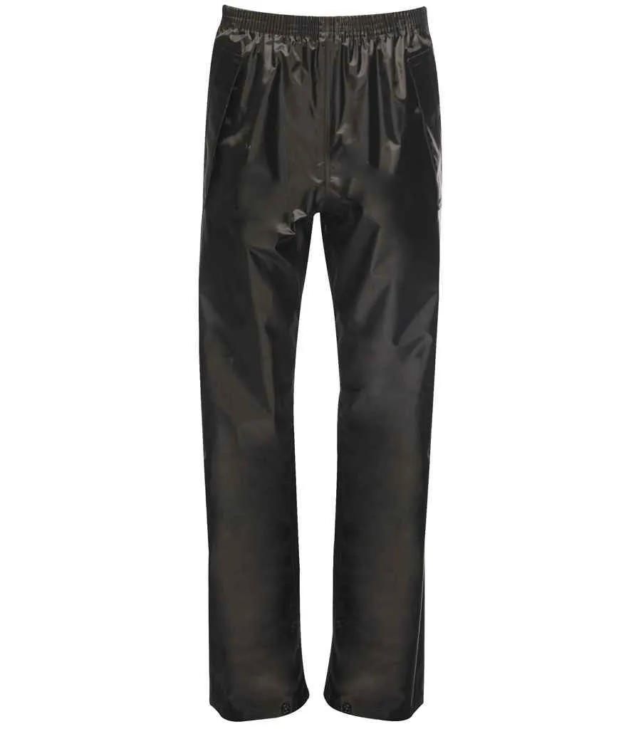 Regatta Kids Pro Stormbreak Overtrousers | Black