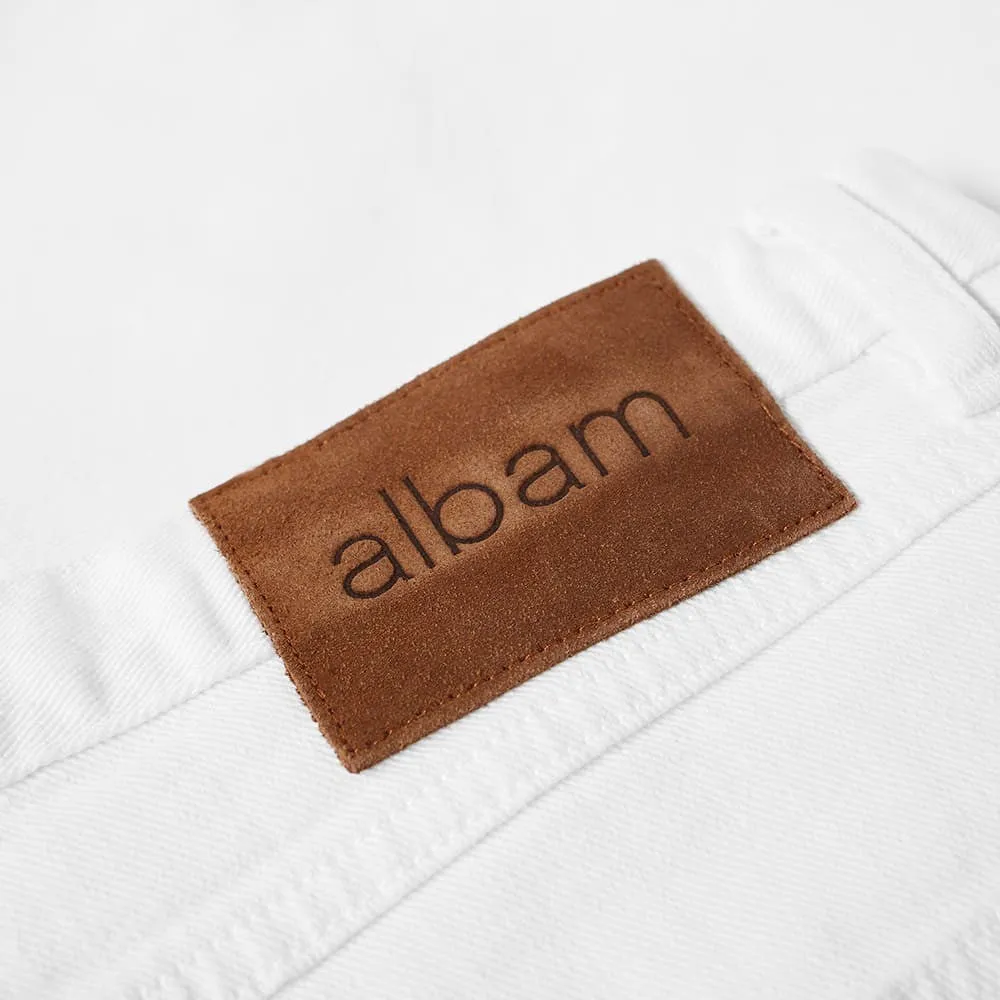 Regular Fit Selvedge Jeans - White
