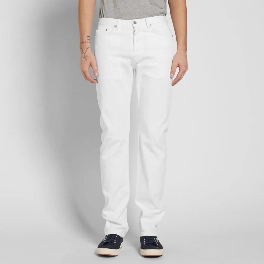 Regular Fit Selvedge Jeans - White