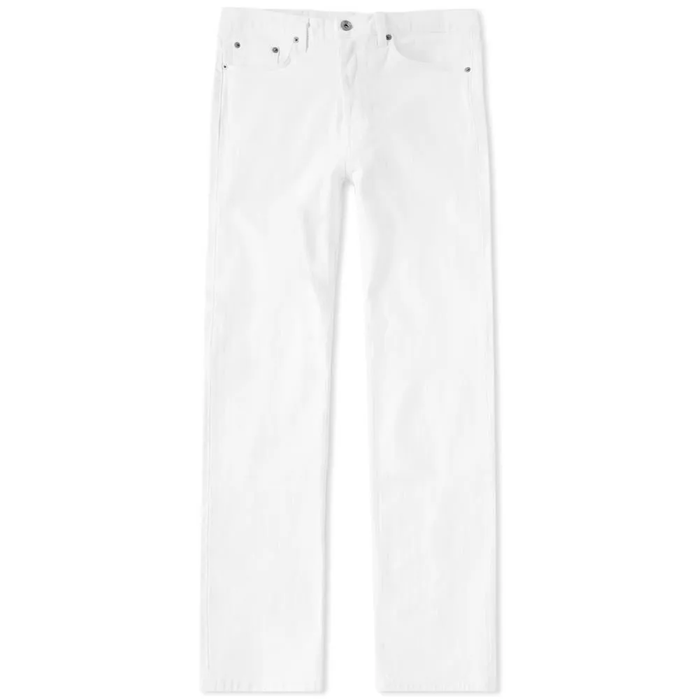 Regular Fit Selvedge Jeans - White