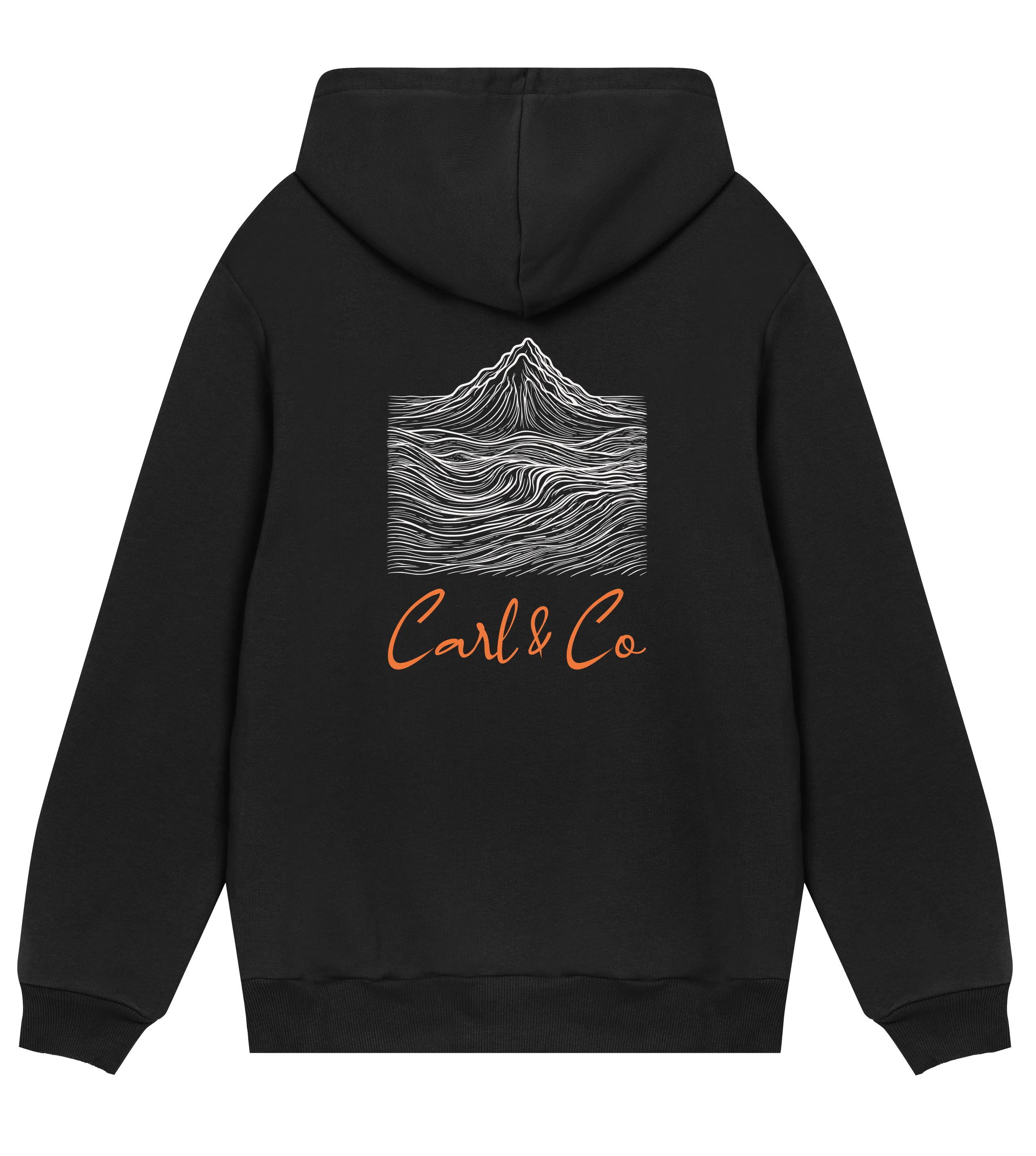 Regular Hoodie "Mountain Waves"