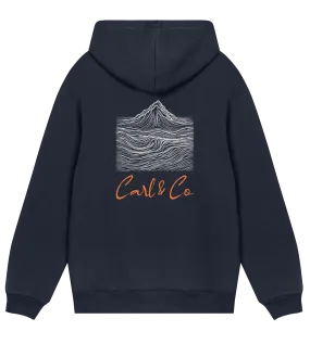 Regular Hoodie "Mountain Waves"