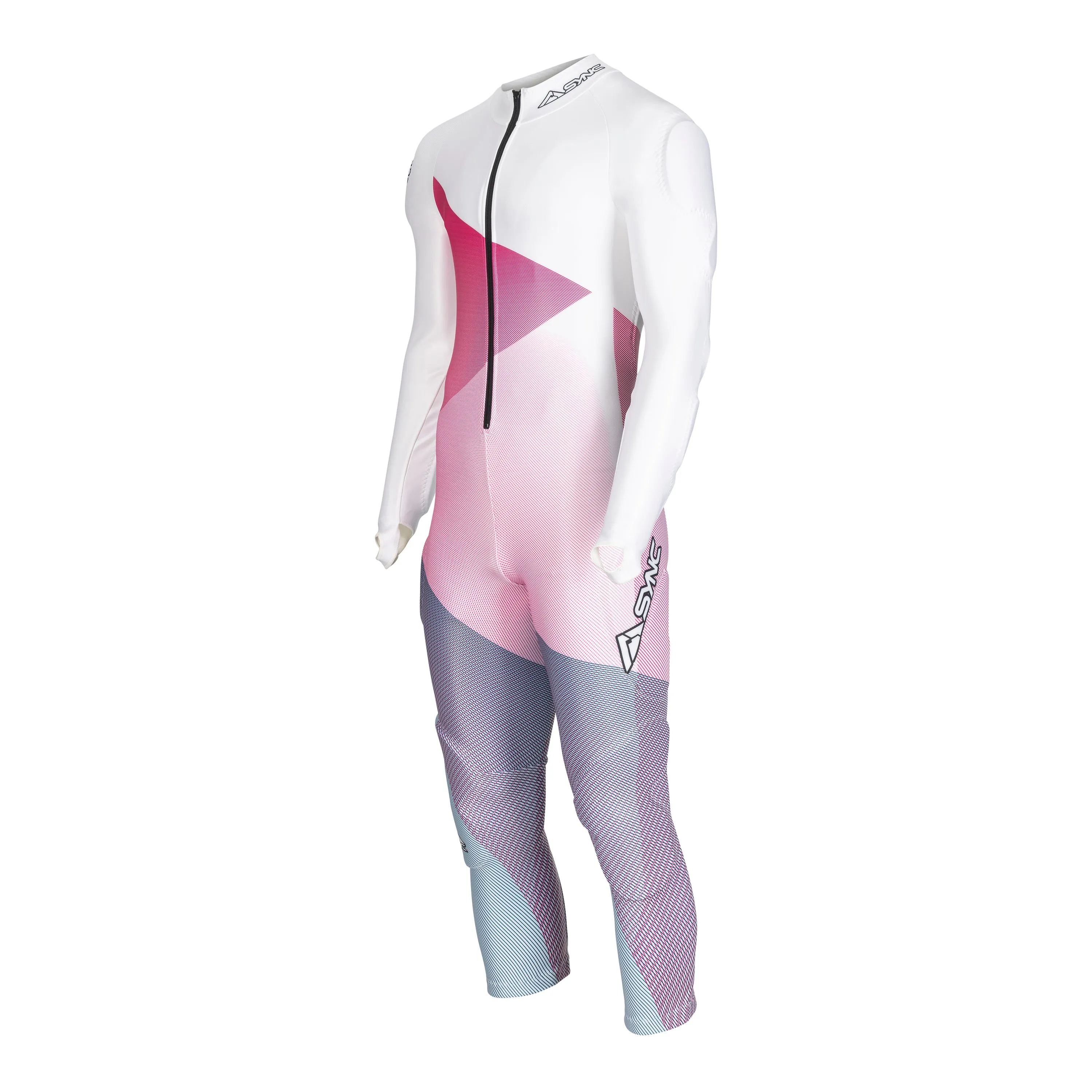 Sammi Adult Race Suit - White/Pink