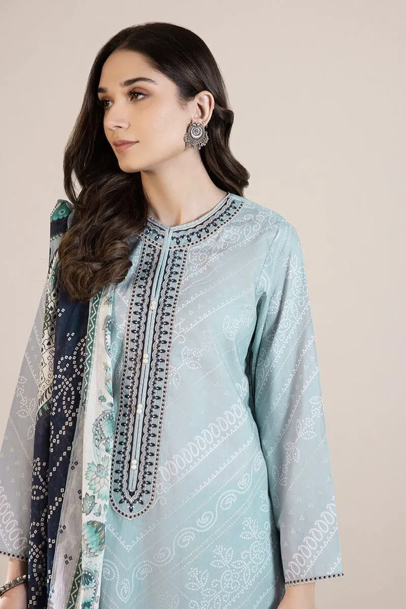 Sapphire Cambric 3 Piece Suit SAP151