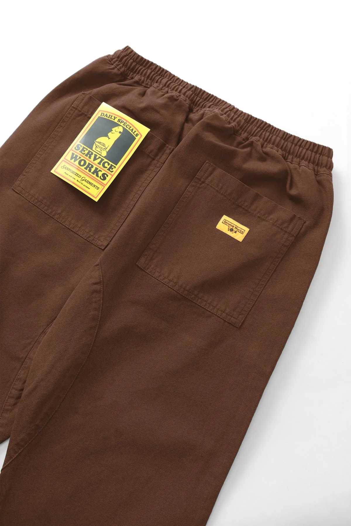 Service Works - Classic Chef Pants - Brown