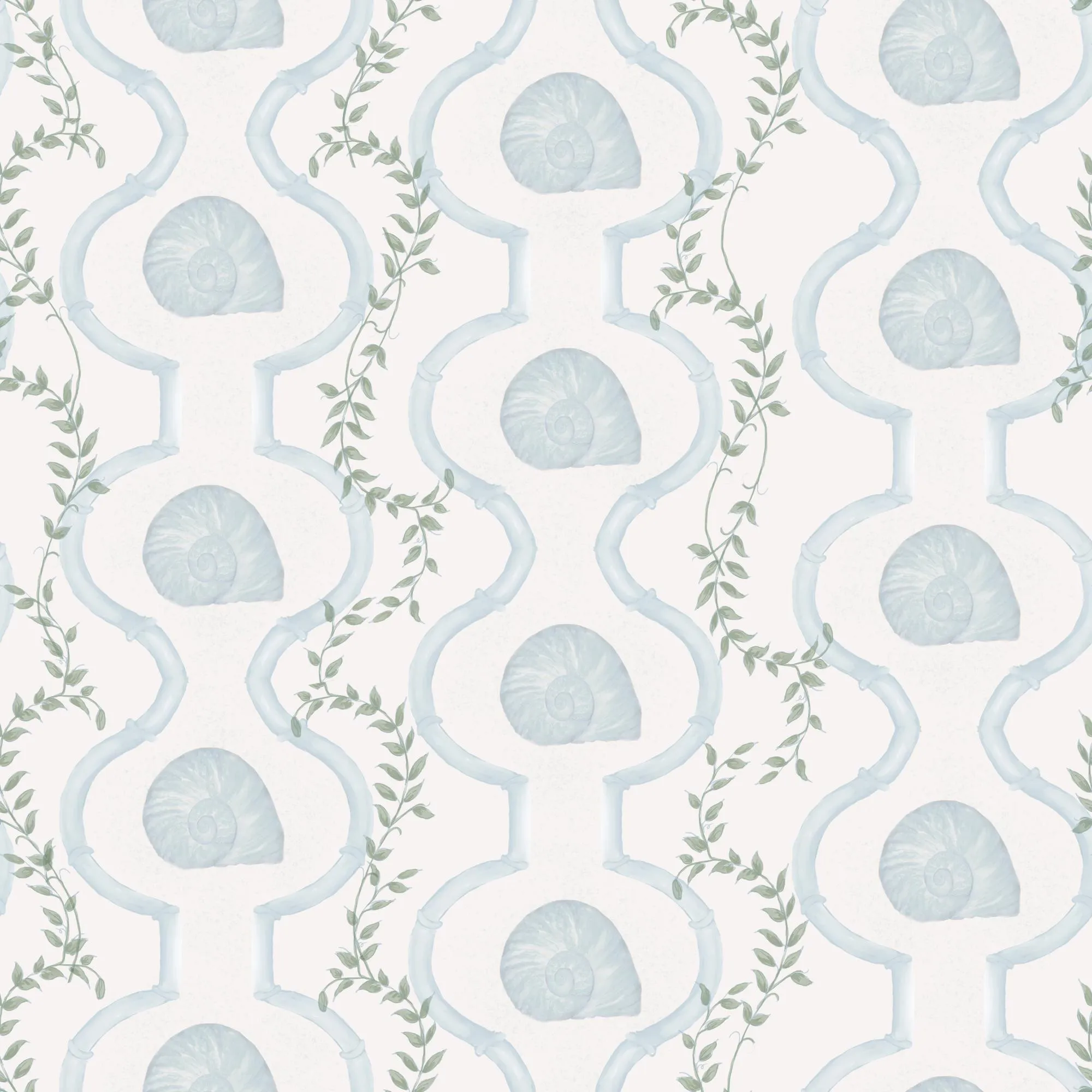 shell trelliss - Throw Pillow 20x20 OBZNI