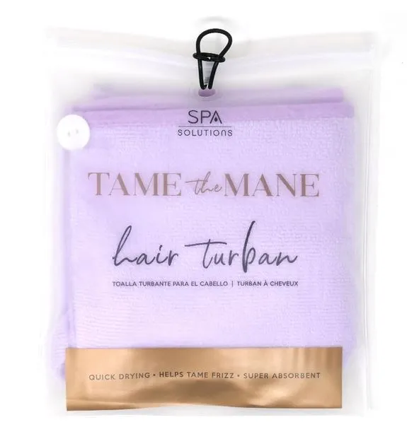 Spa Solutions Tame the Mane Quick Drying Hair Turban
