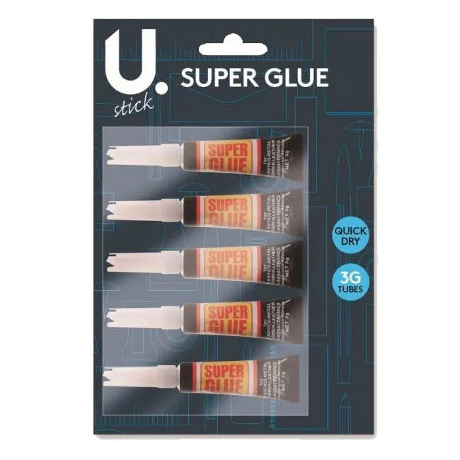 Super Glue 3g 5 Pack - Case of 12