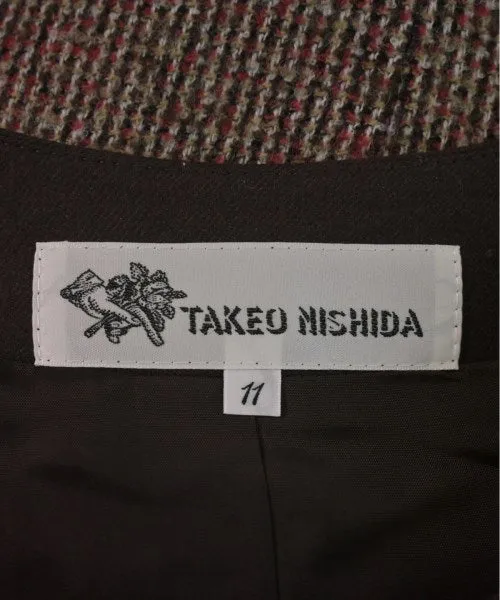 TAKEO NISHIDA Collarless jackets