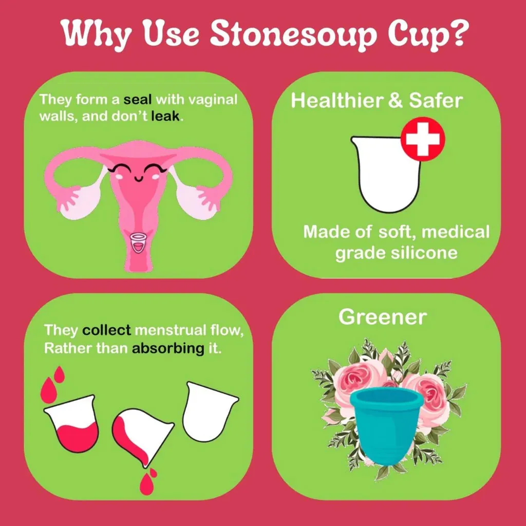 Teal/Blue Menstrual Cup (Medium)