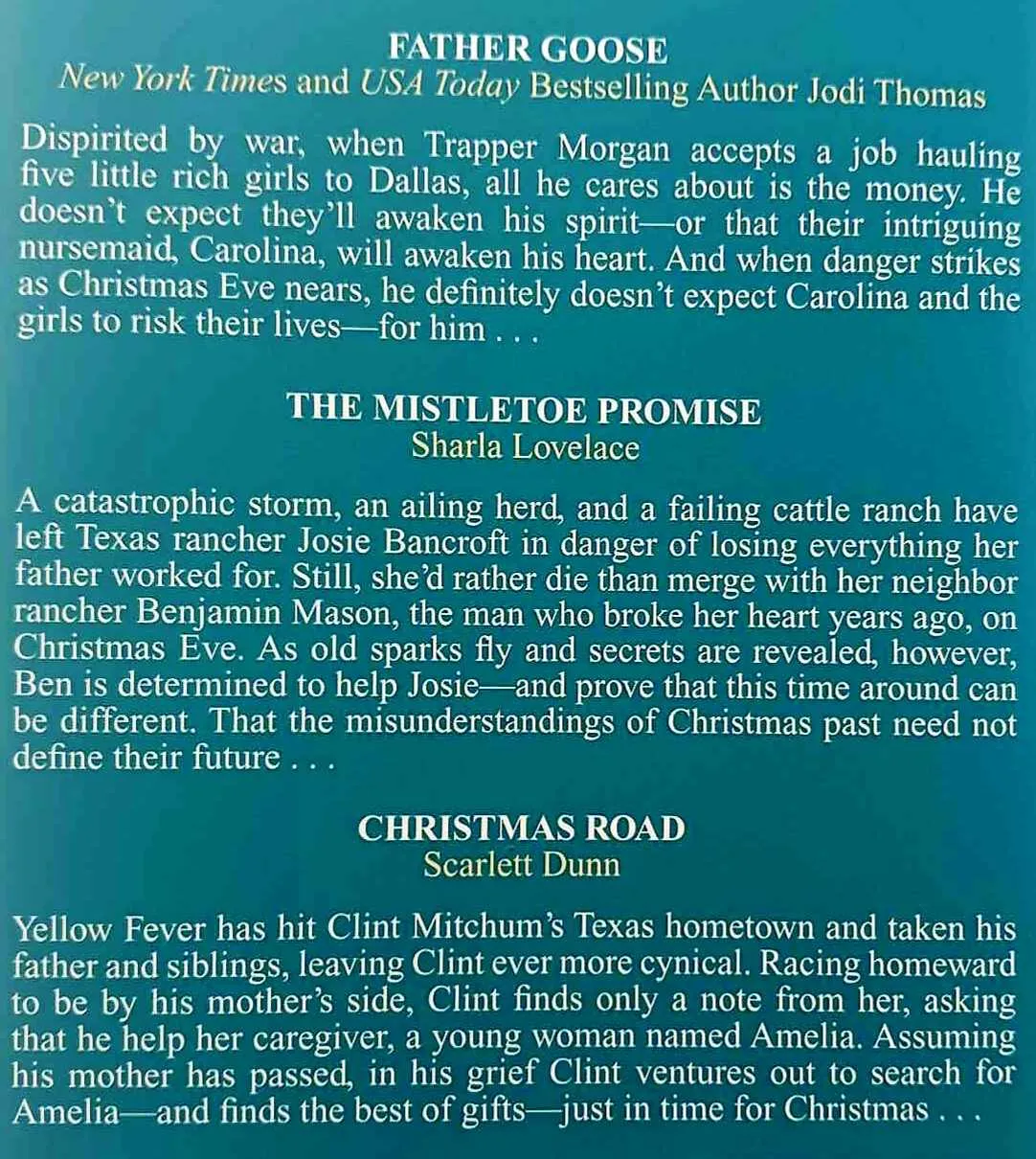 THE COWBOY WHO SAVED CHRISTMAS - Jodi Thomas, Sharla Lovelace, Scarlett Dunn