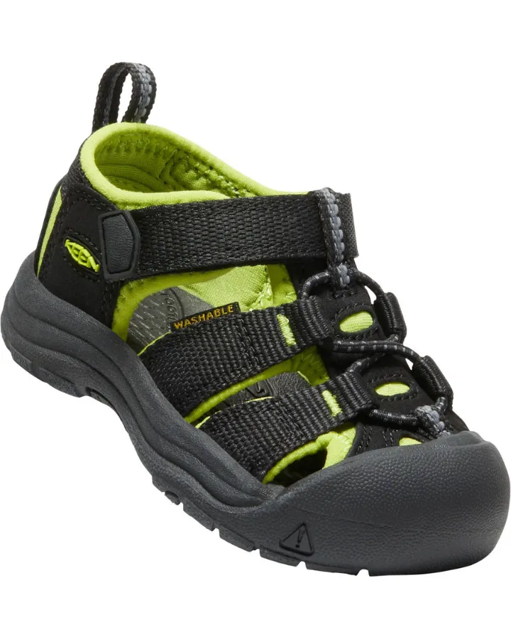 Toddlers' Newport H2 Black Lime Green