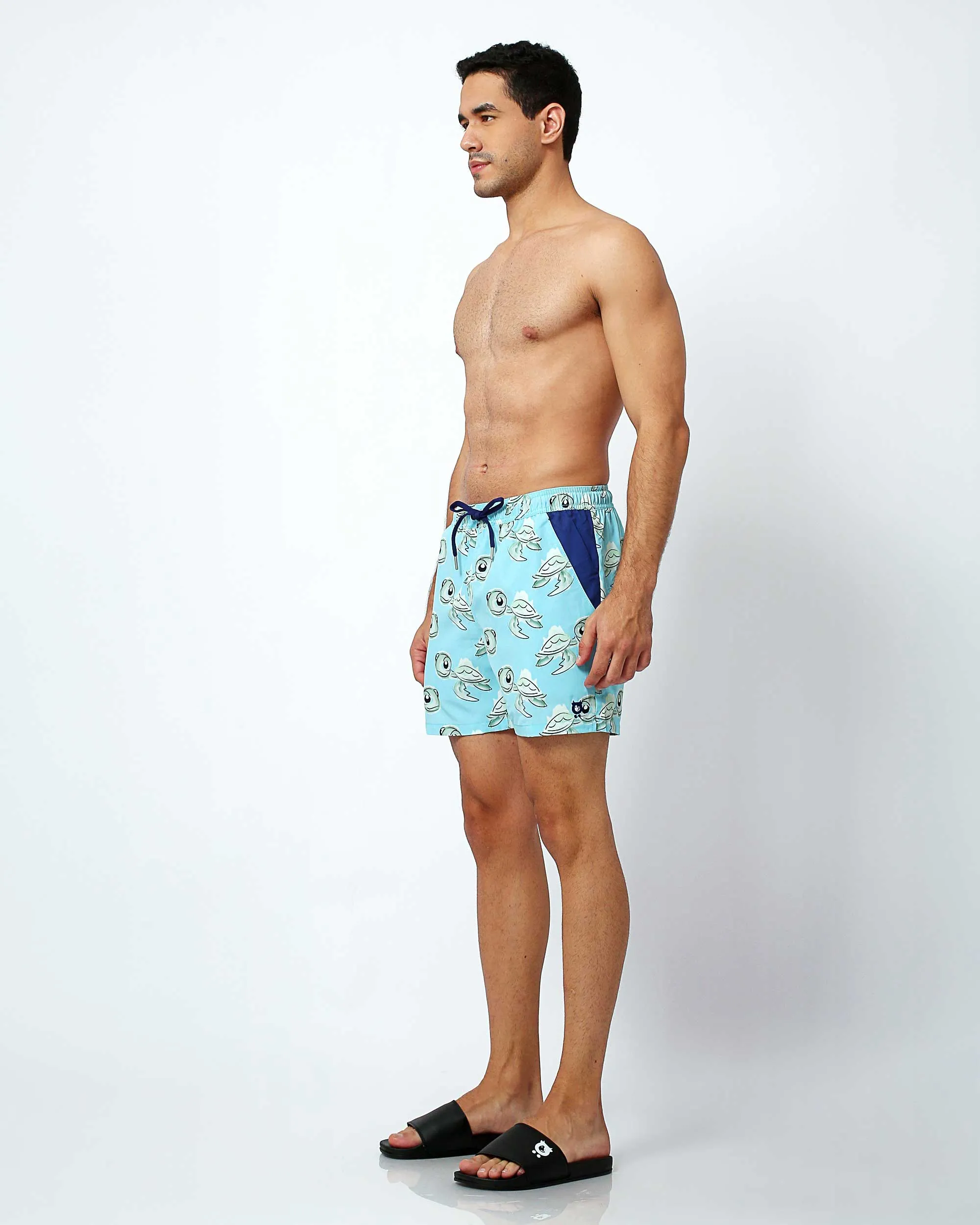 Turtles - Swim Shorts with MK1 Waterproof Pocket