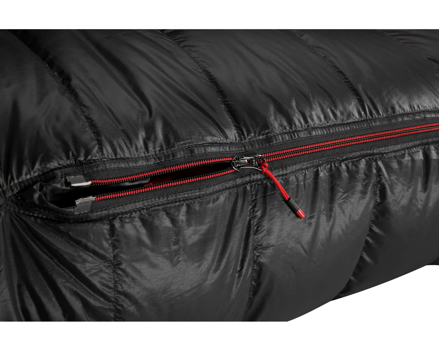 VIB 600 (LEFT ZIP) - Black/Fiery Red