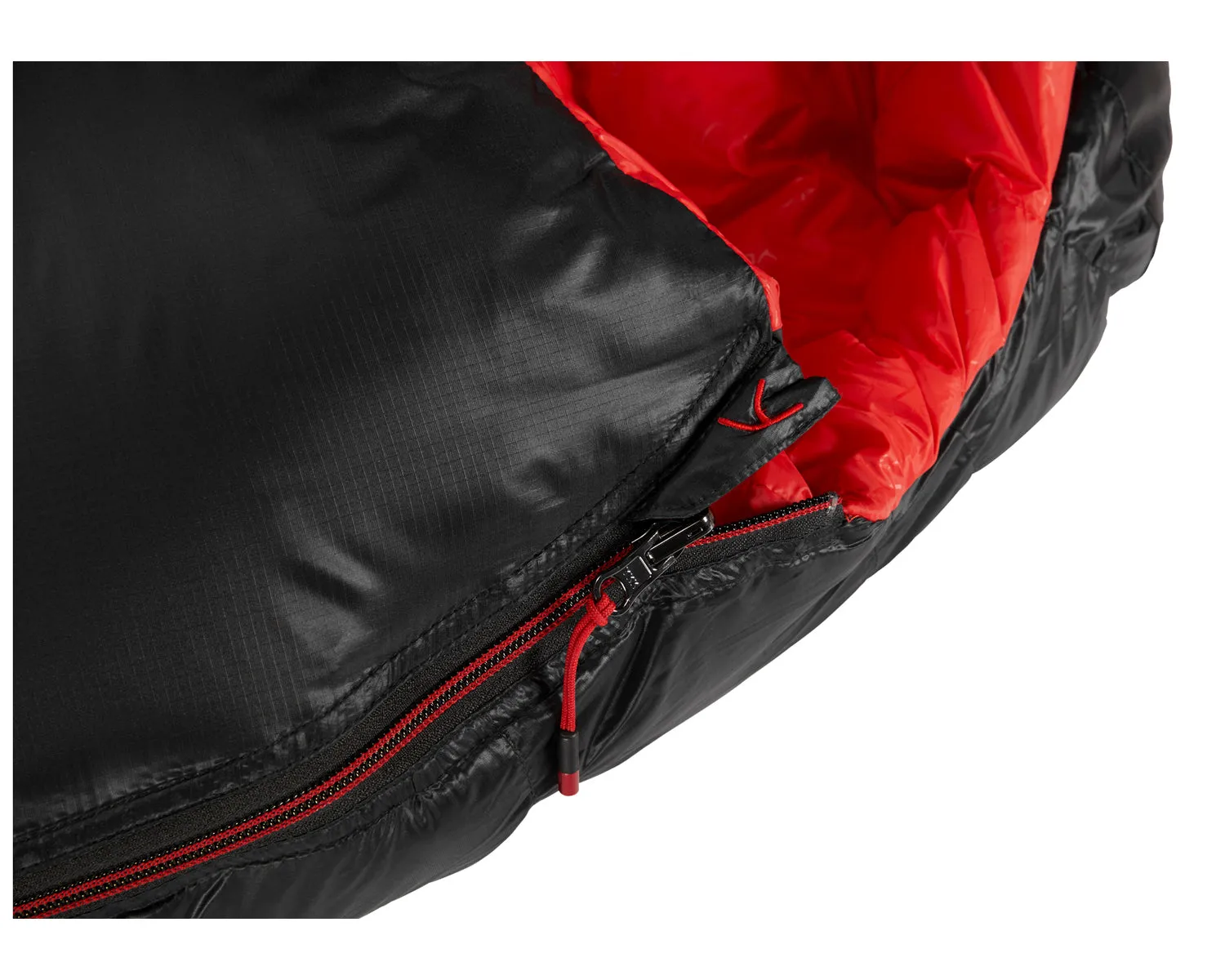 VIB 600 (LEFT ZIP) - Black/Fiery Red