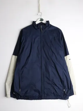 Vintage Nike Windbreaker Mens Medium Blue Swoosh Jacket