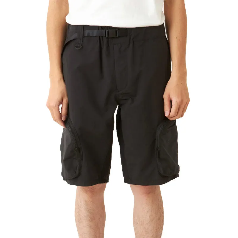 White Mountaineering Woven Cargo Short Pants Black