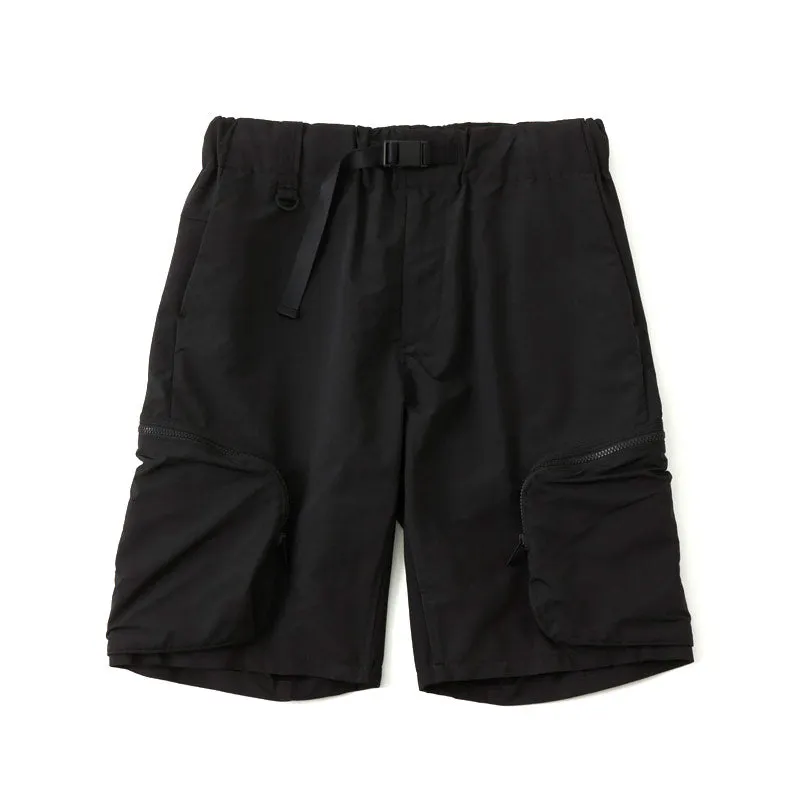 White Mountaineering Woven Cargo Short Pants Black