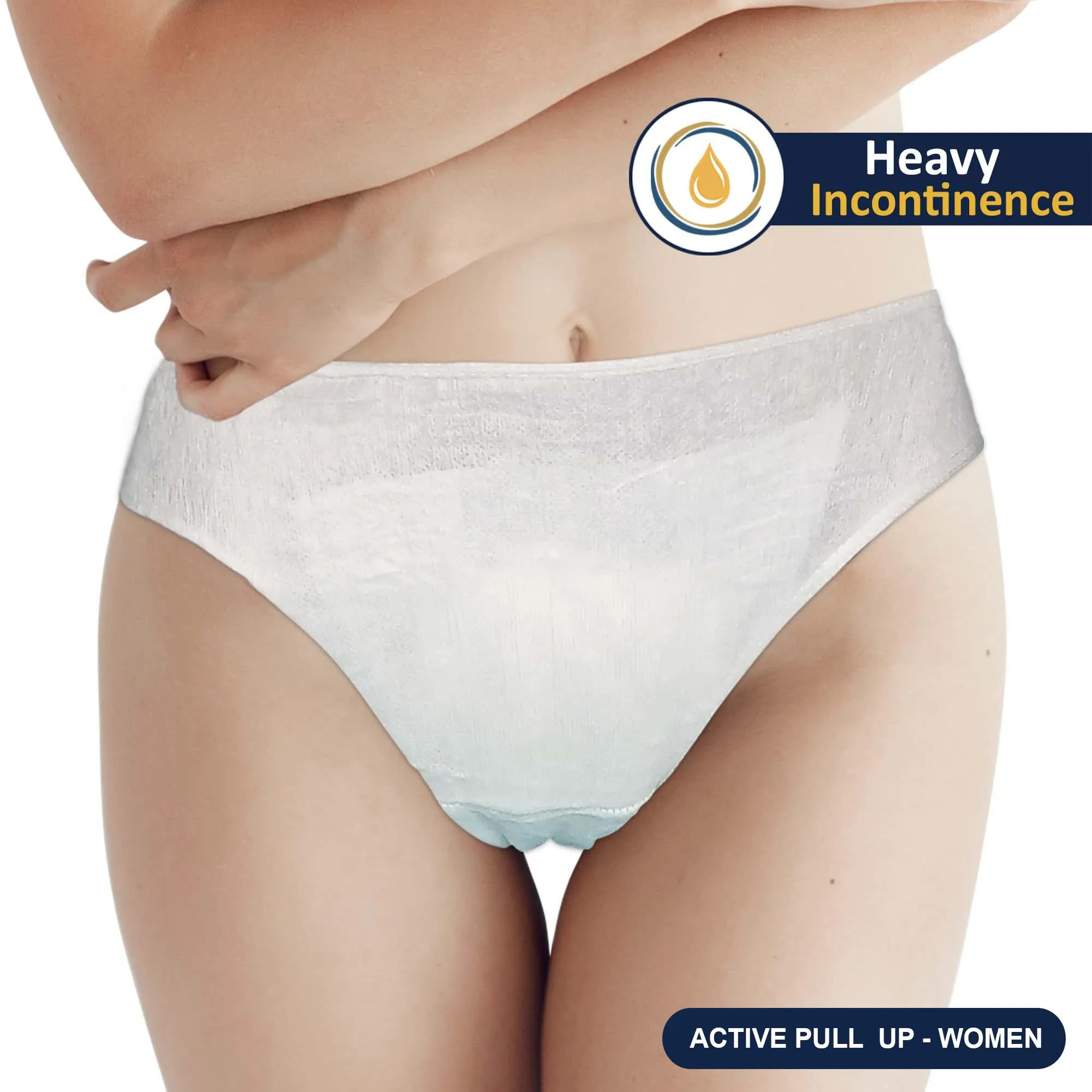 XL Size Better than Adult Diaper, Women Active Pull Up with Leak Guard for Urinary Incontinence (large Volume), Microbe Protected. Prowee Active Pull Up (Women)