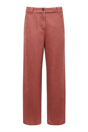 YAKA TROUSER - Red Wash
