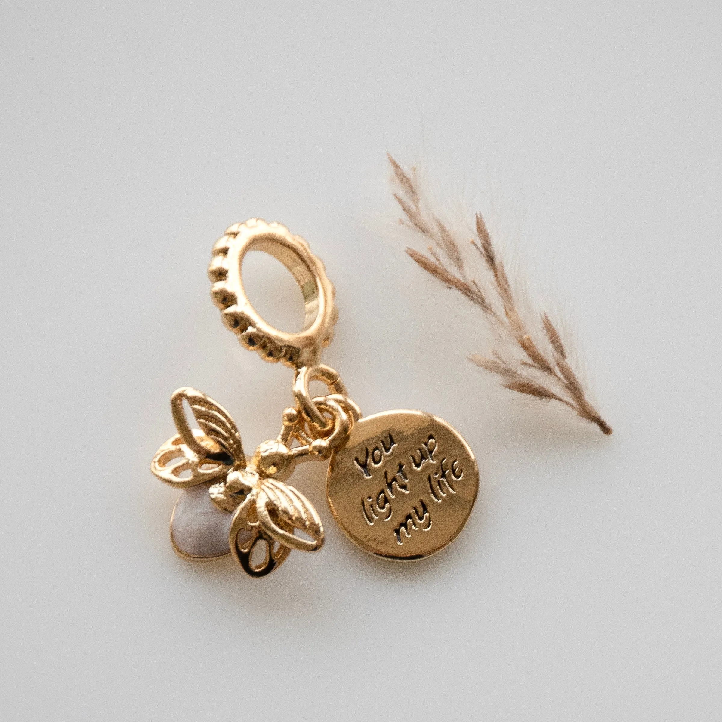 You Light Up My Life Angel Charm Pendant
