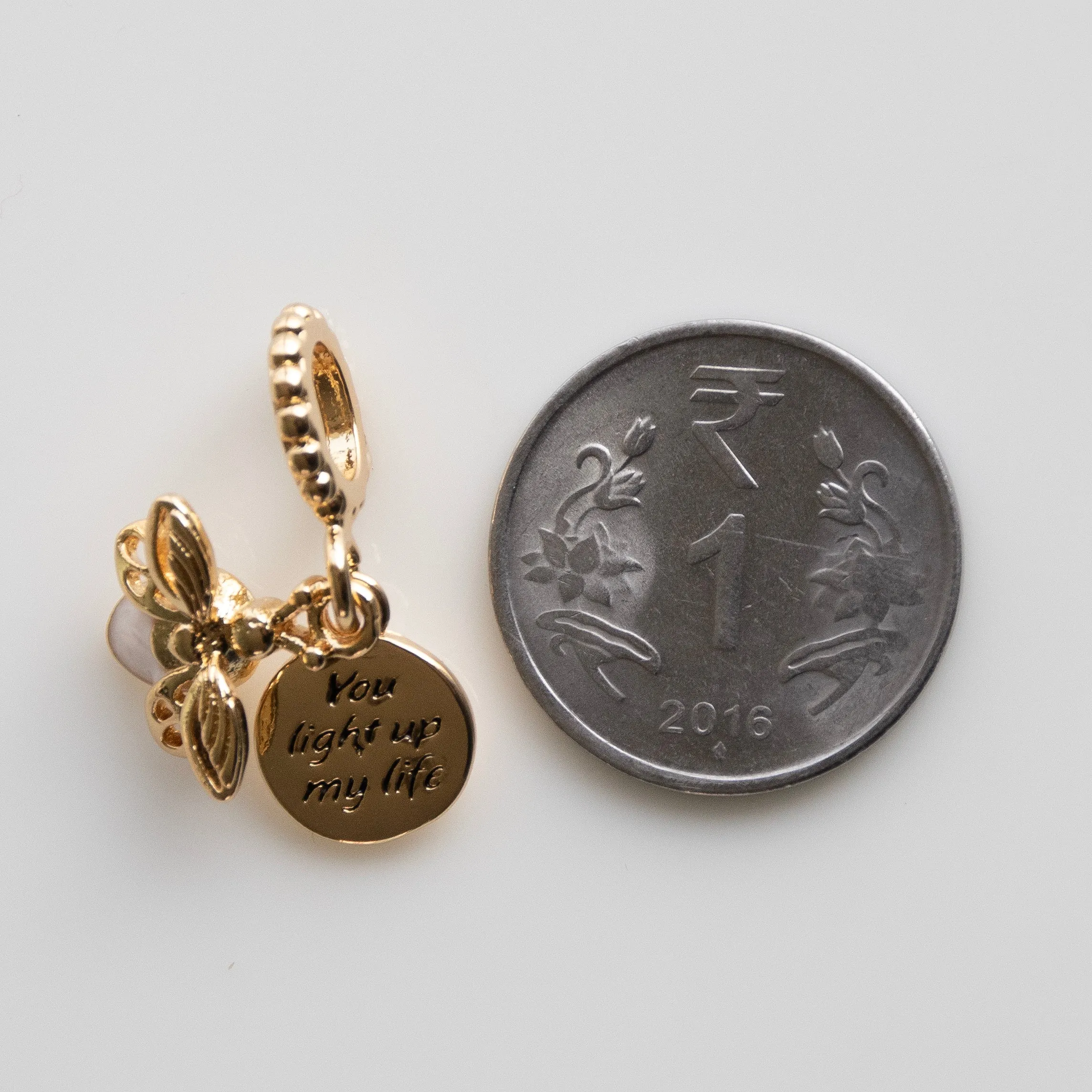 You Light Up My Life Angel Charm Pendant